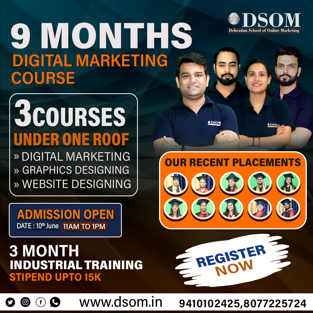 Launch Your Digital Career with DSOM's Comprehensive 9-Month Program